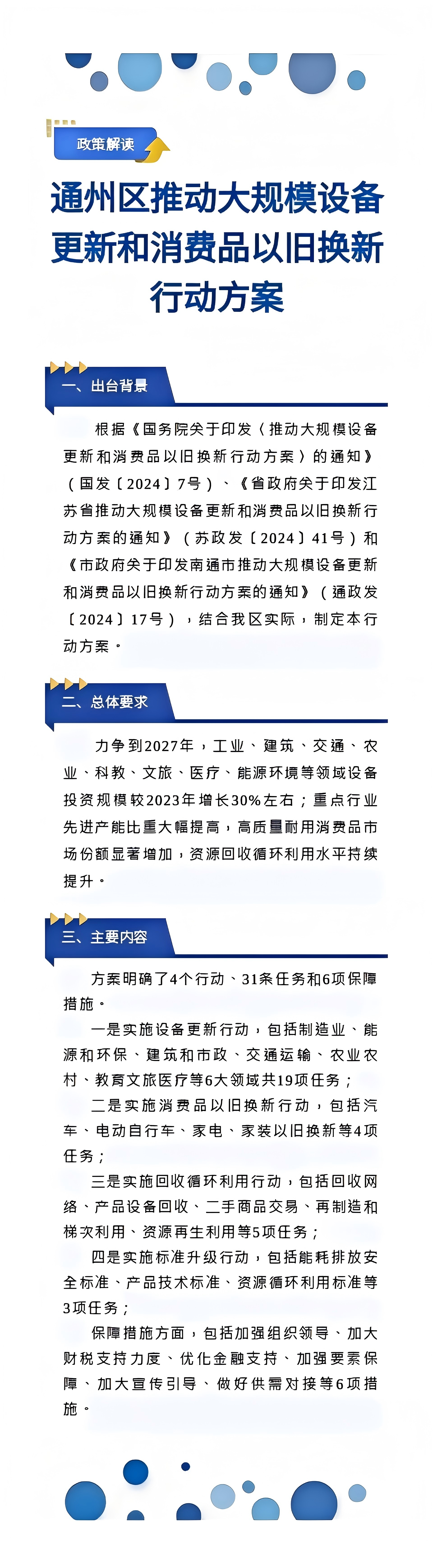 關于《通州區(qū)推動大規(guī)模設備更新和消費品以舊換新行動方案》的政策解讀.png